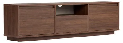 Produktbild von Skye Decor, Hochwertiger TV-Ständer, Walnuss, 160 x 42 x 30 cm | 100% melaminbeschichtete Spanplatte, Stärke: 18 mm | Ideal für modernes Wohnen, elegant und funktional.
