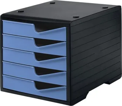 Produktbild von Schubladenbox styroswingbox 5 Schübe schwarz/cornfloxer