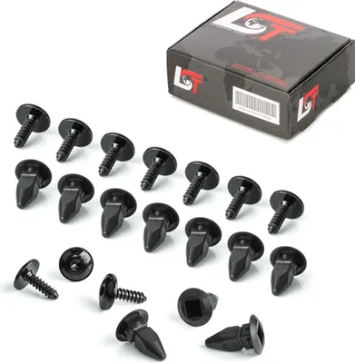 Produktbild von 20x Stoßstange Befestigung Clips Schrauben Spreiznieten für VW Seat Skoda Audi