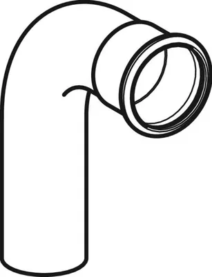 Zdjęcie produktu dla Geberit 60307, 90°, 76 mm, 46 mm, 86 mm