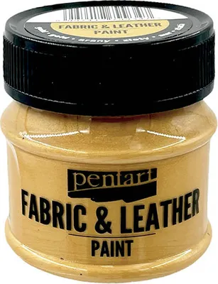 Image de PENTART - peinture pour textile et cuir - jaune 50 ml