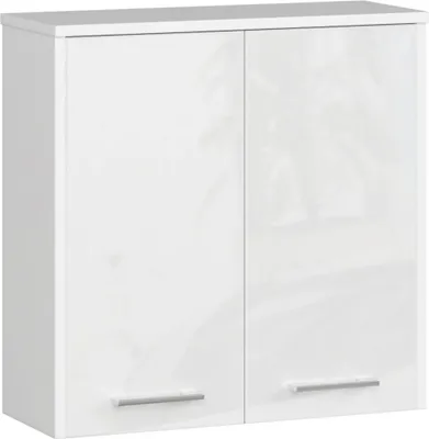 Immagine prodotto di Mobile bagno sospeso MERALYA - bianco / bianco lucido