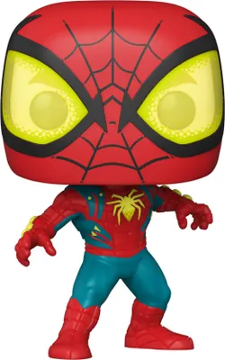 Produktbild von Spider-Man POP! Vinyl Figur Oscorp Suit 9 cm