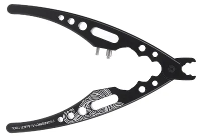 Produktbild von Shock Tool Aluminium - Universelles Montage/Demontage Werkzeug - Leicht/Durable - Geeignet für 1/10 und 1/8 RC Auto - Schwarz - Fortgeschrittenes Musterdesign - Stoßdämpferwerkzeug