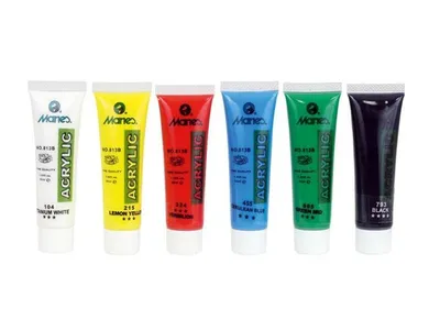 Obrázok produktu pre Akrylové farby Maries 30 ml. 6 farieb