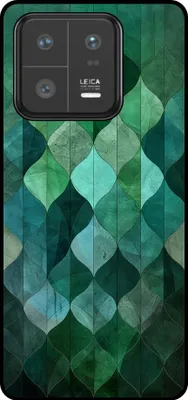 Obrázek produktu pro Smartphonica Pouzdro na telefon vhodné pro Xiaomi 13 Pro s potiskem zelených listů - TPU zadní kryt pouzdra s potiskem zelených listů