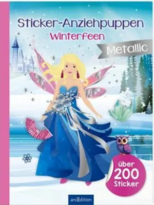 Obrázok produktu pre Sticker-Anziehpuppen Metallic - Winterfeen
