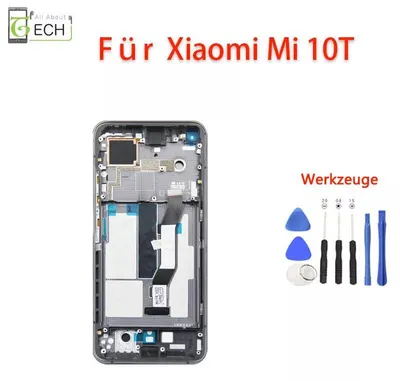 Produktbild von Für Xiaomi Mi 10T / 10T Pro 5G M2007J3SG LCD Display mit Rahmen Touchscreen