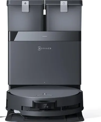 Produktbild von Ecovacs Deebot X8 Omni, Staubbeutel, Schwarz, Rund, Staubbeutel, Ladend, Purification, 65 dB