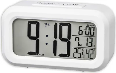 Obrázok produktu pre Hama RC 660 Digitale Tischuhr Weiß Rechteckig (00186321)