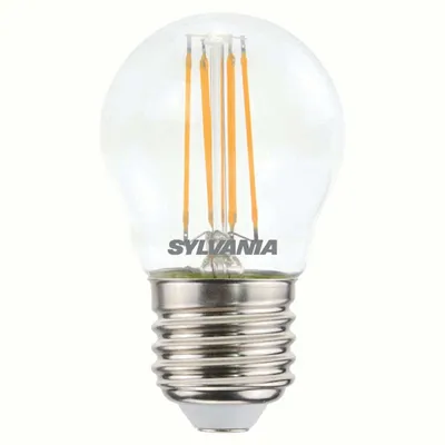Produktbild von Sylvania, Dimmbare LED Filamentlampe E27 Kugel 4,5W 470lm Retro V5, Transparent