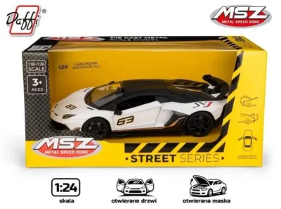 Obrázek produktu pro Lamborghini Aventador SVJ, bílá barva - Daffi