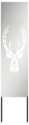 Produktbild von vidaXL Garten Sichtschutz-Leinwand Silber 32 x 140 cm Verzinkter Stahl