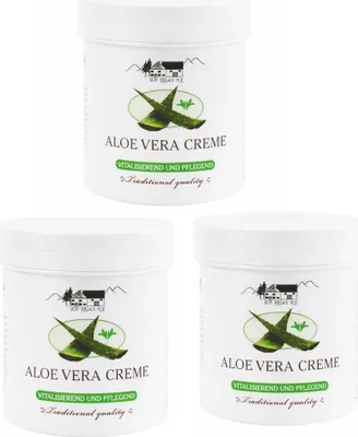 Produktbild von 3x250 ml Aloe Vera Creme – Vitalisierend und pflegend