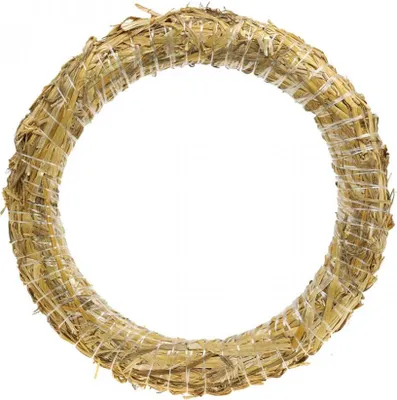 Produktbild von Strohrömer für Basteln und Dekoration Adventskränze Herbst Tischdeko, 10 Stück