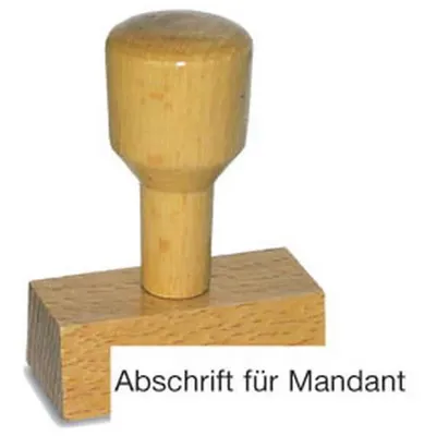 Produktbild von Vorgangsstempel - Abschrift für Mandant