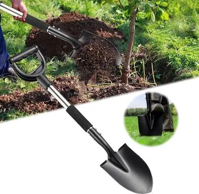 Image de Bêche de jardin, manche en métal