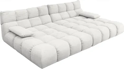 Produktbild von KAWOLA Big Sofa VIVIEN Feincord weiß