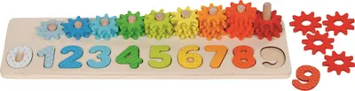Image de Jeu de tri Apprendre à compter avec des roues dentées