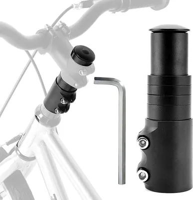 Produktbild von Lenkerverlängerung für Fahrradlenker - Montagevorrichtung für Fahrrad-Höhenverlängerung 286 mm 1-1/8" - Mountainbike Straßen MTB Lenkerverlängerung