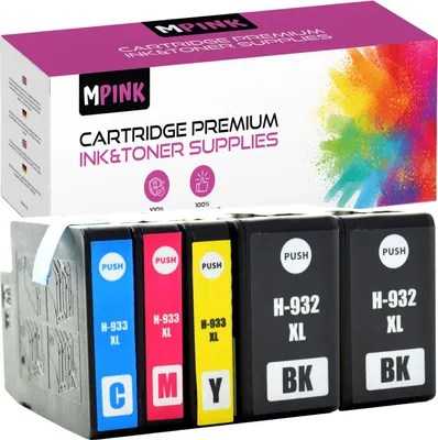 Produktbild von 5x Druckerpatronen fürHP CN053AE CN054AE CN055AE CN056AE CMYKK OfficeJet 6100 7110 7600 Series