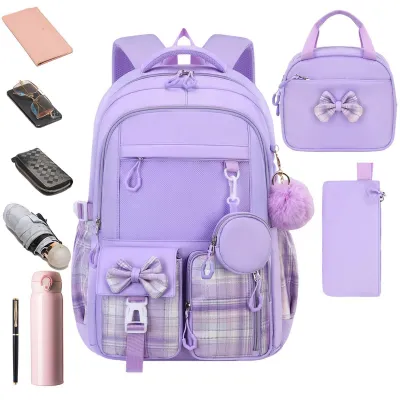 Image de Ensemble de 3 sacs d'école mignons pour filles