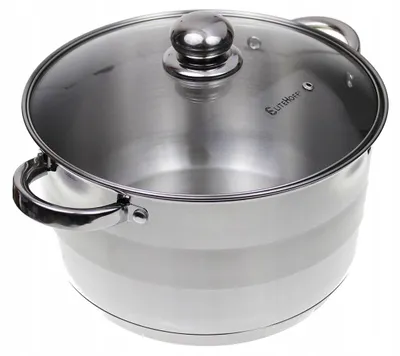 Produktbild von Elitehoff Traditioneller Edelstahltopf 6,5L Induktion 24cm
