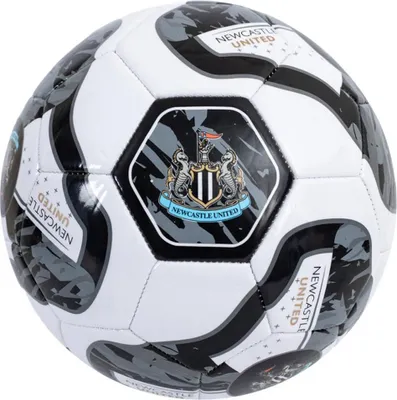 Obrázek produktu pro Newcastle United FC - Fotbalový míč 'Tracer' TA12681 (5) (bílá/černá/šedá)