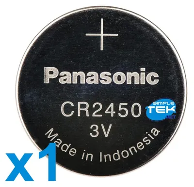 Immagine prodotto di Panasonic 1 X Batteria A Bottone Cr2450 Litio 3v Bulk Tampone Backup