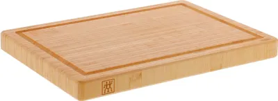 Productafbeelding van ZWILLING snijplank met opvangrand, massief bambushout, dubbelzijdig bruikbaar, 4 stuks