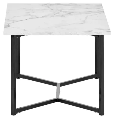 Produktbild von Couchtisch - Wohnzimmertisch - Beistelltisch - Couchtisch - Holztisch - Weiß - MDF und Massivholz
