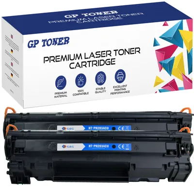 Zdjęcie produktu dla 2X Toner Do Drukarki Hp Mfp M125A M125Nw M125Rnw M127Fn Cf283A M127Fw 225Dn