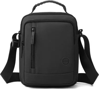 Produktbild von ASKSA Umhaengetasche Herren Schultertasche Oxford Handtaschen Maenner Brustbeutel Herren Tasche Arbeitstasche fuer Buero Hochschule Reisen,Schwarz