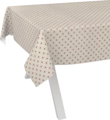 Produktbild von Tischdecke Gepunktet Italien Rot 100x140cm Schnittkante Wachstuch abwaschbar