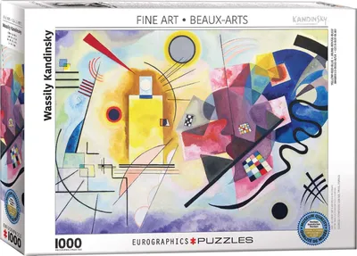 Obrázok produktu pre Puzzle s 1000 dielikmi – Žltá, červená, modrá