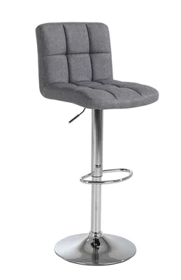 Produktbild von Barhocker - Grau - Webstoffbezug - höhenverstellbar