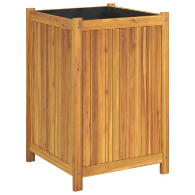 Produktbild von Pflanzkübel mit Einlage 50x50x75 cm Massivholz Akazie