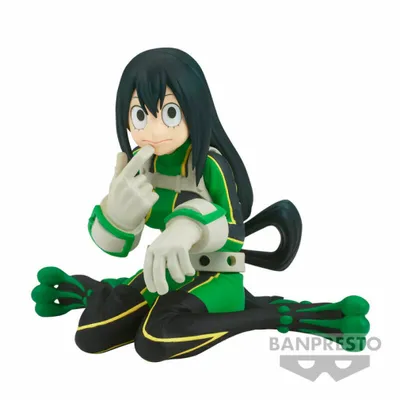 Produktbild von Banpresto My Hero Academia Tsuyu Asui Regenzeitheldin Froppy Pausenfigur 9 Cm Grün  Grün One Size