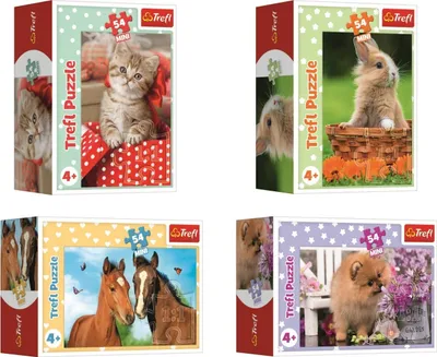 Produktbild von Trefl 54195, 54 Stück(e), Tiere, 4 Jahr(e)