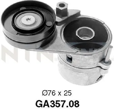 Produktbild von SNR GA357.08 Spannrolle Keilrippenriemen für VW PASSAT Variant (3B6) für AUDI A4 Avant (8E5, B6) A4 Limousine (8D2, B5) A4 Avant (8D5, B5) A6 Avant