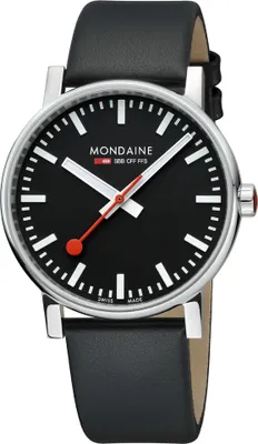 Produktbild von Mondaine Herren Uhr Armbanduhr 43 mm MSE.43120.LB evo2 Leder