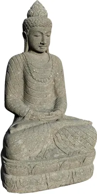 Produktbild von Stonox Buddha Figur Mango Naturstein Gebetshaltung 60x80x150 cm