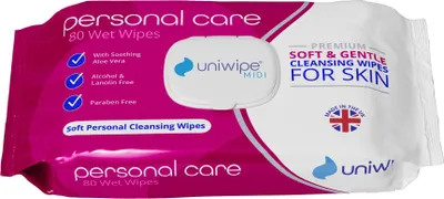 Immagine prodotto di Uniwipe® Salviette detergenti professionali per la cura della persona 80 pezzi XXL