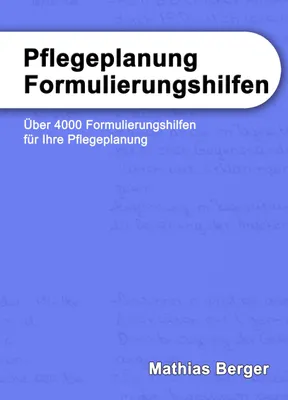Produktbild von Pflegeplanung Formulierungshilfen