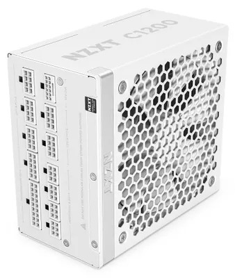 Obrázok produktu pre NZXT C-Series C1200 - Napjac zdroj (intern) - ATX12V 3.1 - EPS12V 2.92 - 80 PLUS Gold - AC 100-240 V - 1200 W - aktvne PFC - Eurpa - matn biela (PA-2G2BW-EU)