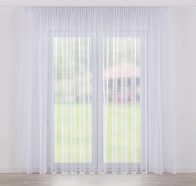 Produktbild von Dekoria Gardine mit Kräuselband, weiß, 100 x 160 cm