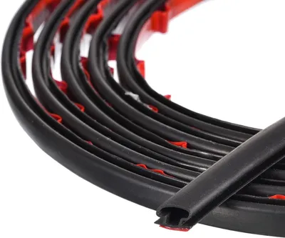 Obrázok produktu pre Těsniaca páska 3 m, 10 mm široká, samolepiaca guma, pre 4-5 mm škáry, pre okná a dvere