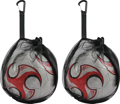 Imagen del producto de Red de malla con cordón de sujeción, para fútbol, baloncesto y voleibol, bolsa deportiva