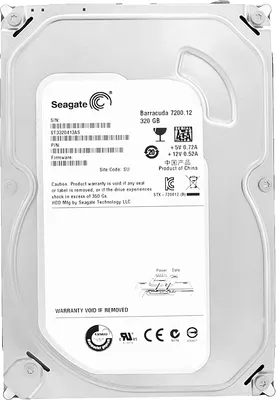 Produktbild von Festplatte Seagate 320Gb ST3320413AS 16Mb Cache 7200Rpm SATA III 3,5''
