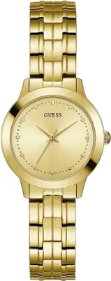 Image de Guess W0989L2 Chelsea or bracelet en acier inoxydable Montre femme NOUVEAU